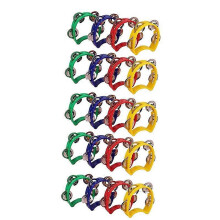 Tambourins en plastique (20 pièces), mini-tambourins à main, percussions pour fêtes