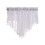 Sheer Valance for Lace Drapes Polyester 55x24 Inch 2
