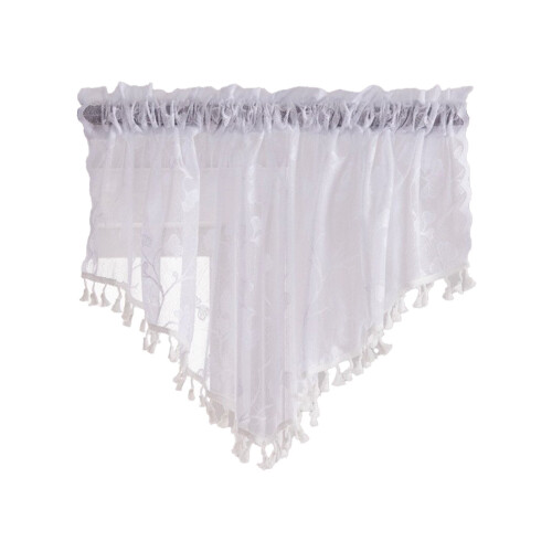 Sheer Valance for Lace Drapes Polyester 55x24 Inch 1