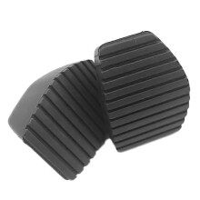2X Couvre-pédales de frein et d'embrayage en caoutchouc antidérapant pour Peugeot 1007 207 208 301 307