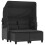 VidaXL vidaXL Garden Sofa | Black 1