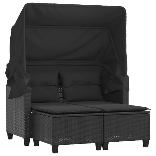 VidaXL vidaXL Garden Sofa | Black