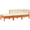 VidaXL vidaXL Gartensofa mit Kissen und Hocker 3-Sitzer 1