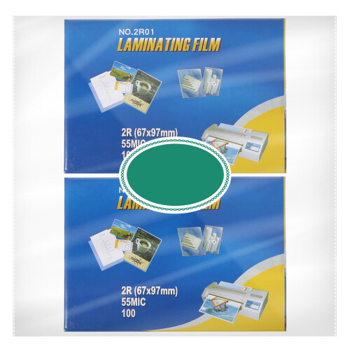 200Pcs Thermal Laminator Sheets Transparent Square for Photos and Files 2