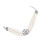 Parel Halsband Wit Met Imitatie Roos, Vier Design 1