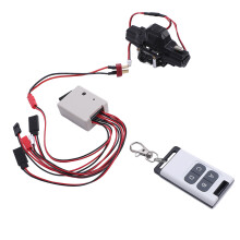 RC Car Winch with Remote Aluminum Alloy 12-15lbs for 1/10 & 1/8 Crawlers