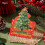 Conjunto de 10 cartões de Natal com tema de árvore de Natal. 2