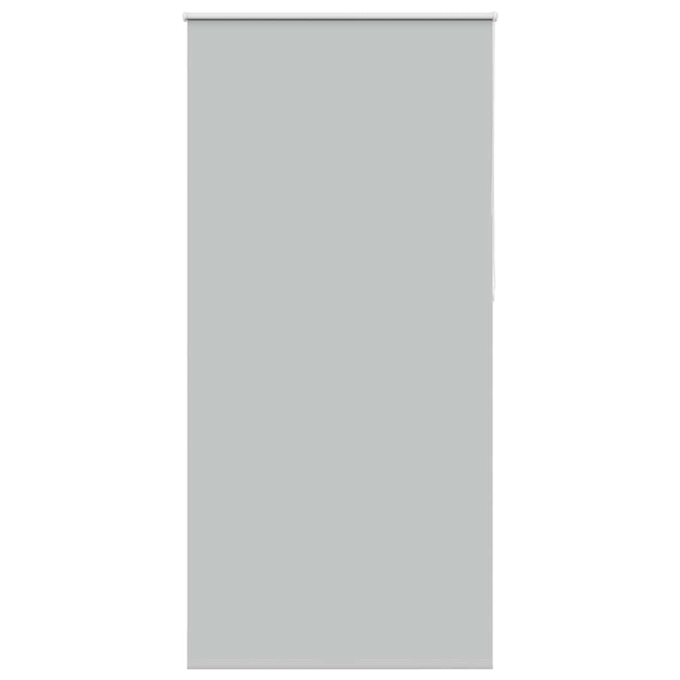 Vidaxl Roller Blind Blackout Light Grey 105X210 Cm Fabric Width 100.7 Cm Polyester