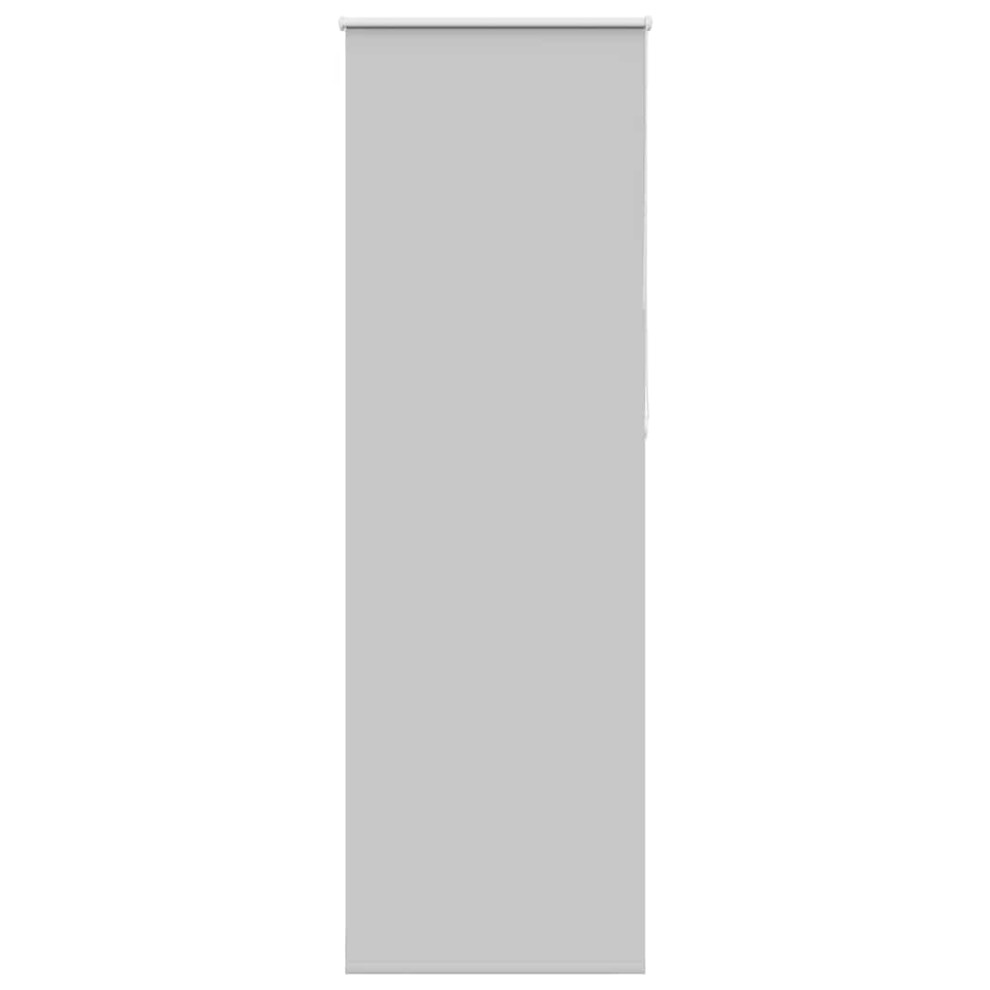 Vidaxl Roller Blind Blackout Light Grey 70X210 Cm Fabric Width 65.7 Cm Polyester