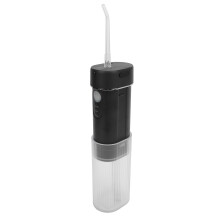 Mini Water Dental Irrigator 190ML, 3 Modes, IPX7 Water Resistant, 130PSI in Black