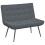 VidaXL vidaXL Sitzbank Dunkelgrau 110x74x84 cm Samt 1
