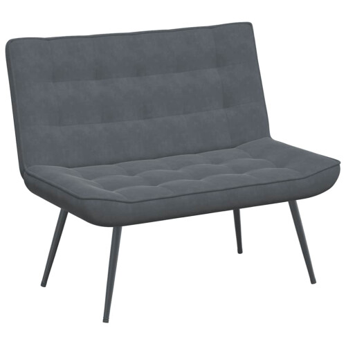 VidaXL vidaXL Sitzbank Dunkelgrau 110x74x84 cm Samt