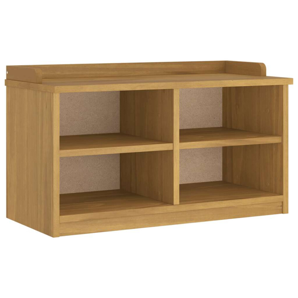 Vidaxl Hallway Bench Sandnes 87X40x50 Cm Solid Wood Pine