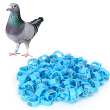 Vogelbeinbänder 8mm 001–100 Blau Nummernring