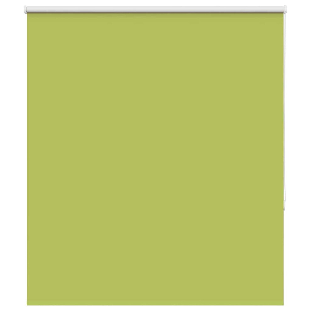 Vidaxl Roller Blind Blackout Leaves Green 125X150 Cm Fabric Width 121.6 Cm Polyester