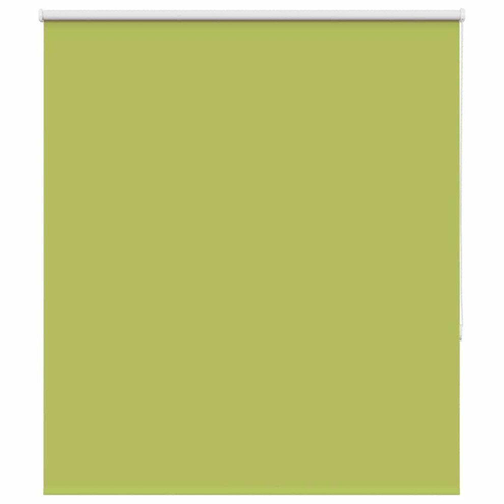 Vidaxl Roller Blind Blackout Leaves Green 140X130 Cm Fabric Width 136.6 Cm Polyester