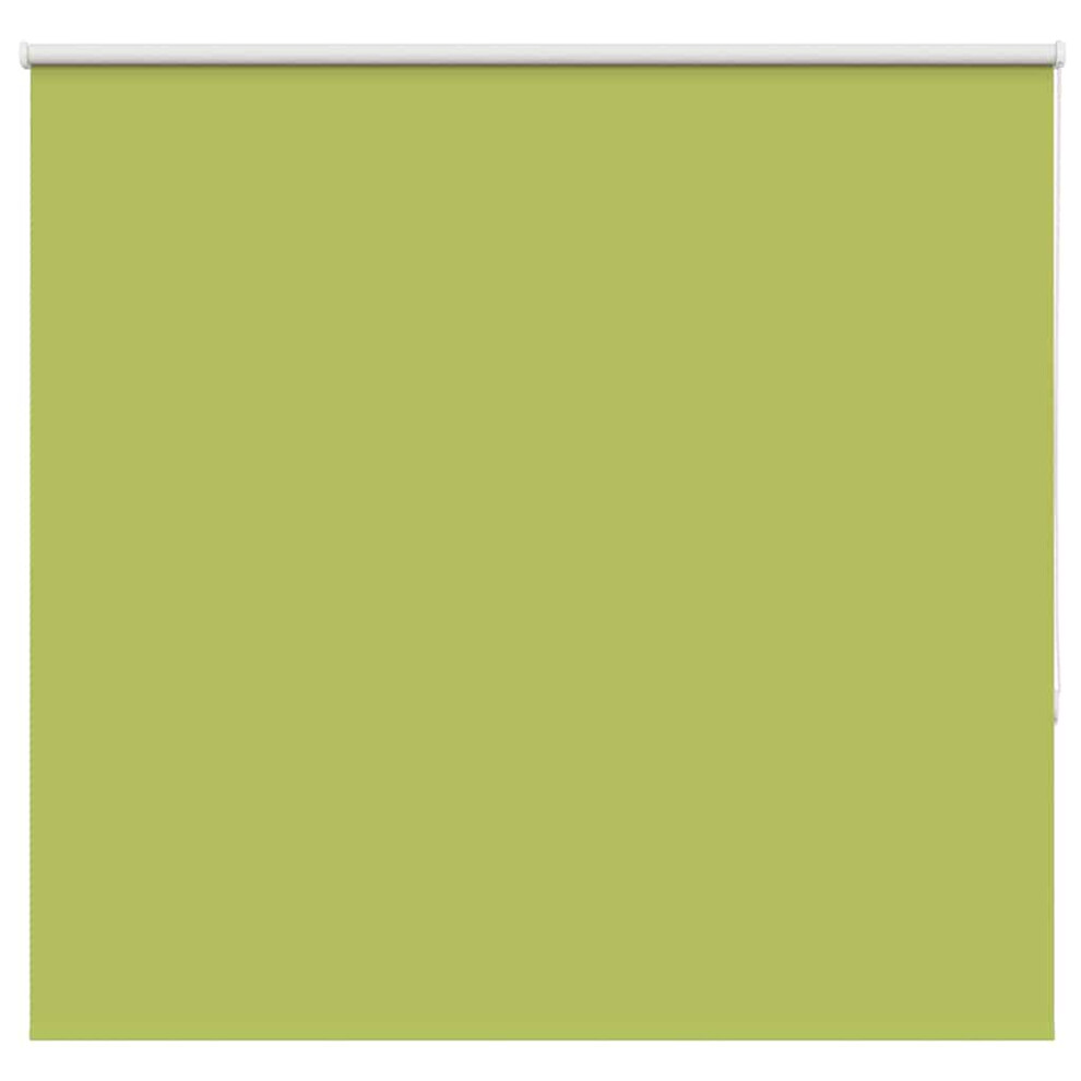 Vidaxl Roller Blind Blackout Leaves Green 150X130 Cm Fabric Width 146.6 Cm Polyester