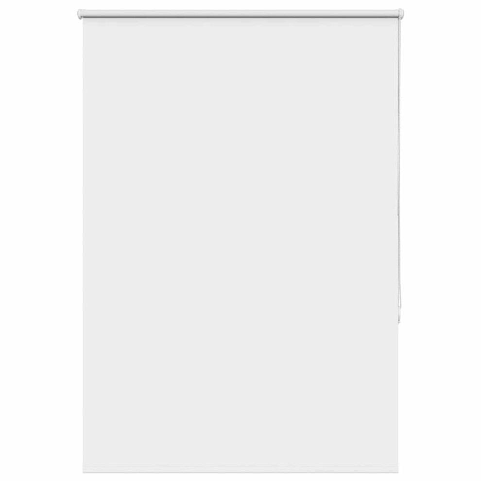 Vidaxl Roller Blind Blackout White 105X130 Cm Fabric Width 100.7 Cm Polyester