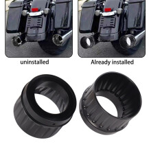 Motorcycle Exhaust Mufflers Tips End Caps for -Davidson Touring CVO Street Road Electra Glide Road King FLHR