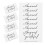 Cartes de remerciement blanches élégantes (150 pièces) 5