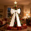 Velvet Christmas Bow White 20x63 Inch 4
