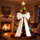 Velvet Christmas Bow White 20x63 Inch 5