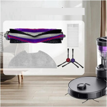 For E10S / E20 Robot Vacuum Cleaner Accessories Replacement Roller Brush Filter Mop Dust Bags Side Brush