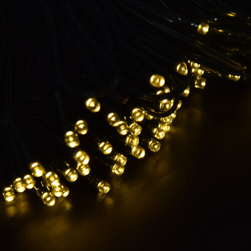 200LED Solar String Lights, 22m Waterproof Garden Lamp, White 2