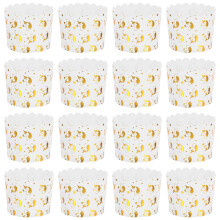 100Pcs Sturdy Paper Cupcake Holders Muffin Cups for Storage Use