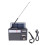 Bluetooth-Solarradio AM/FM/SW 32 GB Tragbar Schwarz 2