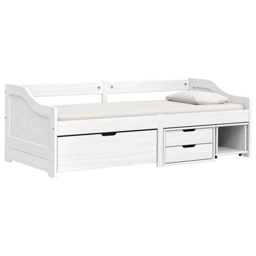 VidaXL vidaXL Day Bed | White | Solid pinewood, engineered wood | Single | Day Bed
