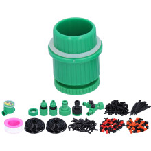 30M Adjustable Drip Irrigation Kit with Timer PVC Dripper Watering System