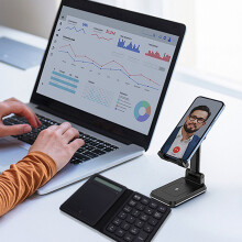 Faltbare Bluetooth-Numerische Tastatur mit Display & Touchpad, 23 Tasten
