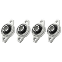 pièces KFL001 12 mm Bloc de palier auto-alignant en alliage de zinc, logement de palier à bride rhombique