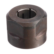 1 écrou de serrage en métal noir pour fraiseuse, diamètre du trou : 12,7 mm, dimensions : 22,5 x 27 mm
