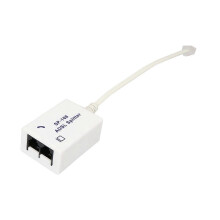 Filtre DSL/ADSL (lot de 2) pour ligne téléphonique, mâle vers 2 femelles RJ11 6P4C/6P2C (mode téléphonique)