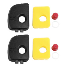 Lot de 2 couvercles et filtres à air pour tondeuses à gazon Briggs & Stratton (références 595660, 799579 et 594281)