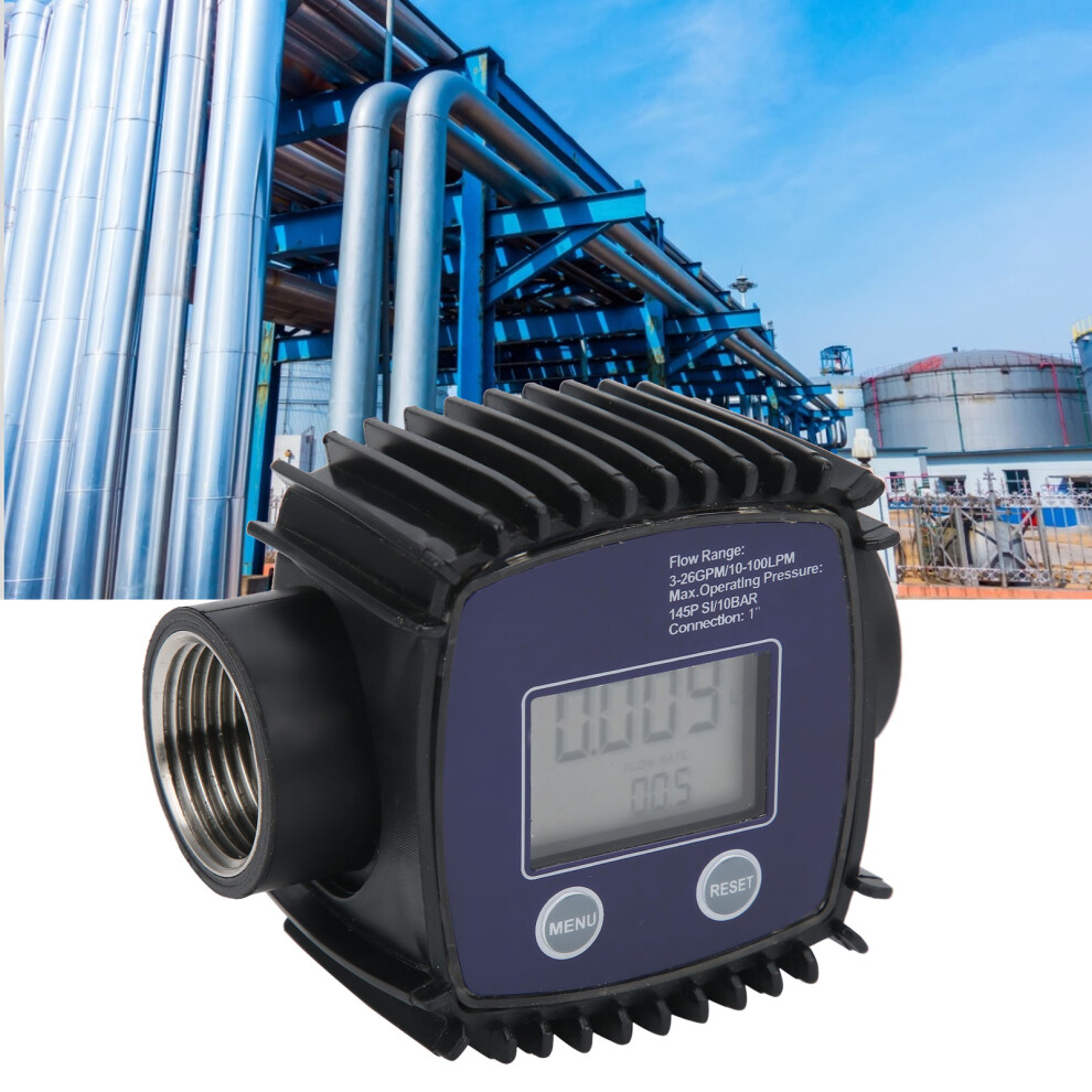 K25 1in Plastic Turbine Flow Meter for Diesel Fuel