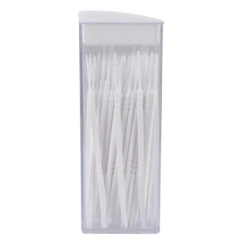 50 cure-dents plastique double usage