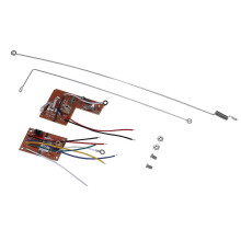 1 kit émetteur-récepteur 4 canaux 40 MHz avec antenne pour voiture/robot RC DIY