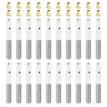 20 chevilles d'accordage pour lyre avec 20 jeux de rivets pour lyre, petite harpe, instruments à cordes.