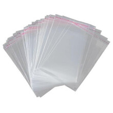 100 sachets d'emballage A3 (45 x 32 cm) transparents, refermables et auto-adhésifs