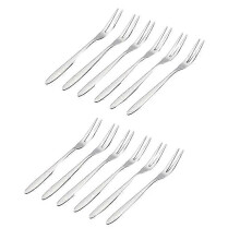 12 fourchettes dessert inox 13cm