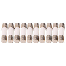 10 fusibles céramiques à fusion rapide 250 V 0,5 A 500 mA, tubes de 5 mm x 20 mm