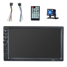 Autoradio 2 DIN 7 pouces avec écran tactile et fonctionnalité Bluetooth
