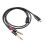 Câble USB-C vers double jack 6.35mm for smartphone 1
