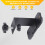 Diebstahlsichere Türklingelhalterung, schwarz, 2,1–5,3 cm 8