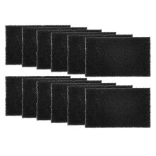 Lot de 12 filtres absorbants pour poubelle, agent nettoyant et désodorisant au charbon actif pour poubelles et compost.