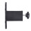 Diebstahlsichere Türklingelhalterung, schwarz, 2,1–5,3 cm 12