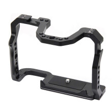 Cage Protection Alliage Aluminium avec Griffe Porte-Accessoires pour Appareils Photo 70D, 80D, 90D